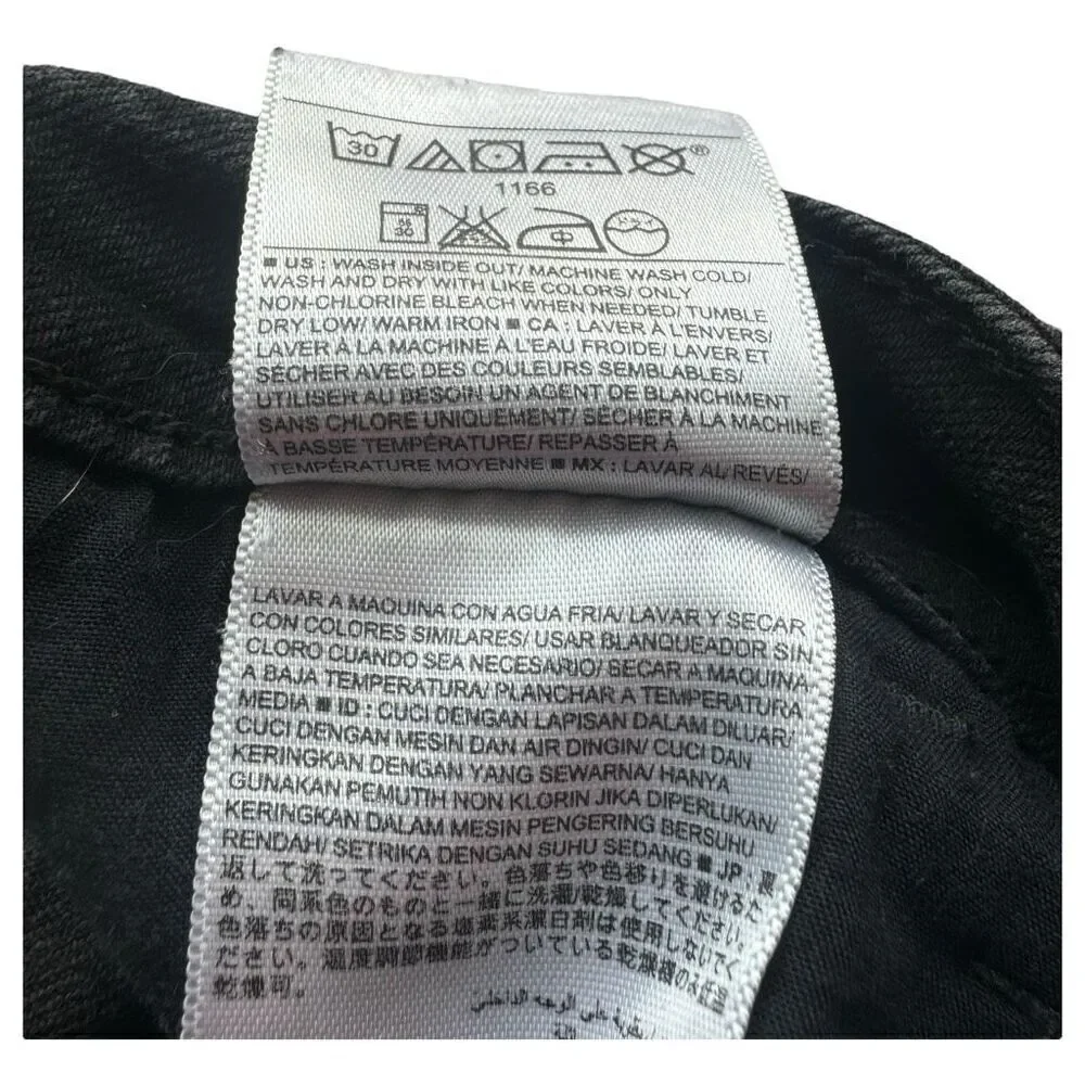 Old Navy Black Super Skinny Mid Rise Women’s Size 10R